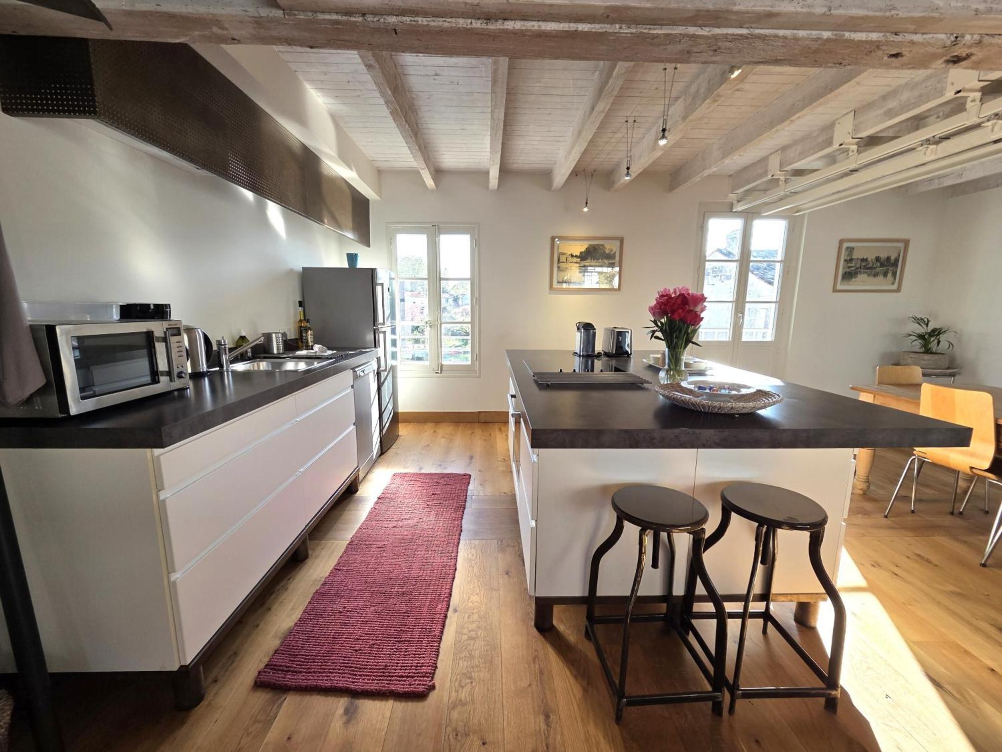 Quai 3 Loft Moderne Et Lumineux Les Pieds Dans L'Eau Apartamento Jarnac Exterior foto