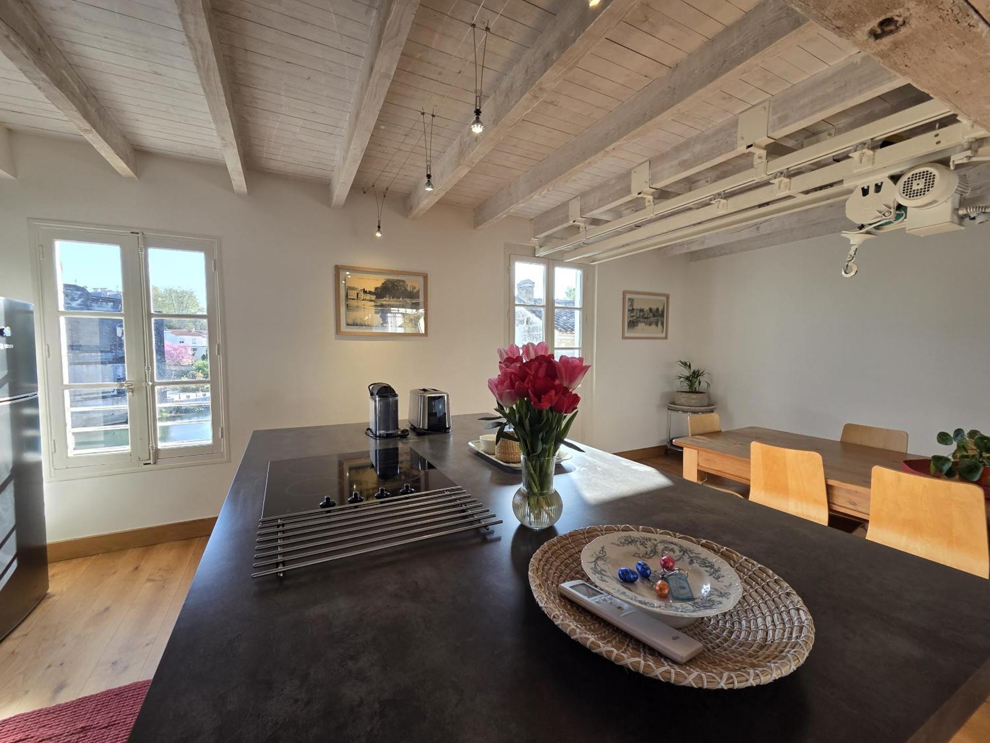 Quai 3 Loft Moderne Et Lumineux Les Pieds Dans L'Eau Apartamento Jarnac Quarto foto
